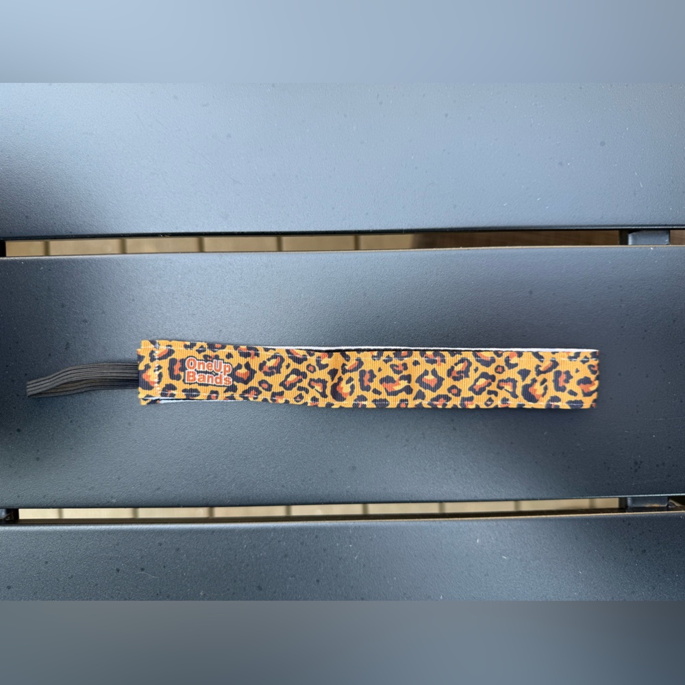 One Up Bands 1” Leopard Grosgrain Headband